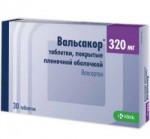 Вальсакор, таблетки покрытые пленочной оболочкой 320 мг 28 шт