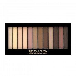 Тени для век, Makeup Revolution (Мейкап Революшн) 14 г Редемпшн маттс 2 12 тонов в палетке