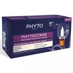 Сыворотка против выпадения волос, Phytosolba (Фито) 5 мл 12 шт арт. PH1002021P4 Фитоциан для женщин против прогрессивного (хронического) выпадения волос флаконы