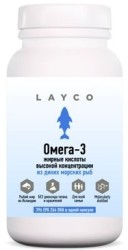 Омега-3 жирные кислоты высокой концентрации, Layco (Лайко) капсулы 60 шт