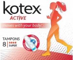 Тампоны, Kotex (Котекс) 8 шт актив супер