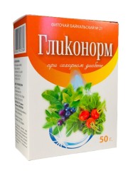 Фиточай, Байкальский 50 г №21 Гликонорм при сахарном диабете